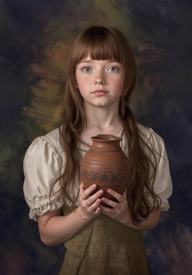 Kate 8x8ft Retro Brown Abstract Photography Backdrop Brushed Painted Canvas Headshots Background Studio Props - Image 2